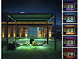 HABITAT ET JARDIN - Pergola bioclimatique avec led "Windsor premium" en aluminium 3 x 4 - Gris - vignette