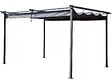 HABITAT ET JARDIN - Pergola en métal avec toit rétractable - 3 x 4 m - Gris - vignette