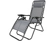 HABITAT ET JARDIN - Fauteuil de jardin relax zéro gravité "Sintra" - Gris - vignette