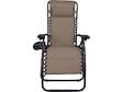 HABITAT ET JARDIN - Fauteuil de jardin relax zéro gravité "Sintra" - Taupe - vignette