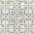 RO'MA NATURE - Carrelage Vintage Bleu Leptis 45x45x0,95 cm Camoria - Sol et mur intérieur (vendu par carton de 1 m²) - vignette