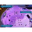 DISTRIBAIN - Baignoire balnéo angle Love story 42 jets - vignette