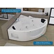 DISTRIBAIN - Baignoire balneo Seattle-S 26 jets Whirlpool - vignette