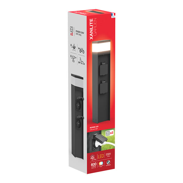 XANLITE - Borne bof2prcct nr 600lm cct - large