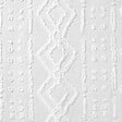 ATMOSPHERA - Voilage à œillets Blanc motif Jacquard 140 x 240 cm - vignette