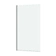 AURLANE - Pare baignoire Rabattable 70x130cm - Profilé Chromé - Verre Trempé 4mm - ELEMENTARY - vignette