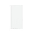 AURLANE - Pare baignoire Rabattable 70x130cm - Profilé Blanc Mat - Verre Trempé 4mm - ELEMENTARY - vignette