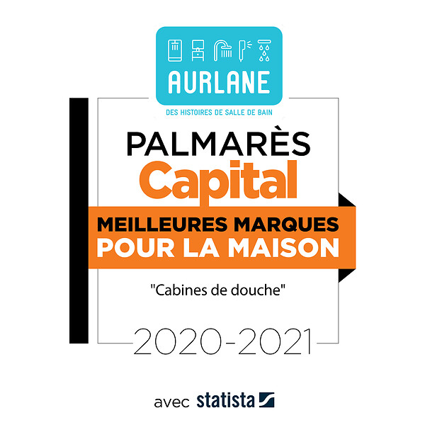 AURLANE - Pare baignoire Rabattable 70x130cm - Profilé Blanc Mat - Verre Trempé 4mm - ELEMENTARY - large