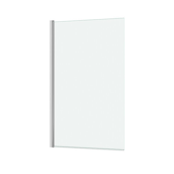 AURLANE - Pare baignoire Rabattable 70x120cm - Profilé Chromé - Verre Trempé 4mm - ELEMENTARY - large