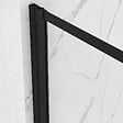 AURLANE - Pare baignoire rabattable 80x140cm - Finition Noir Mat - DARK CONTOURING SCREEN - vignette