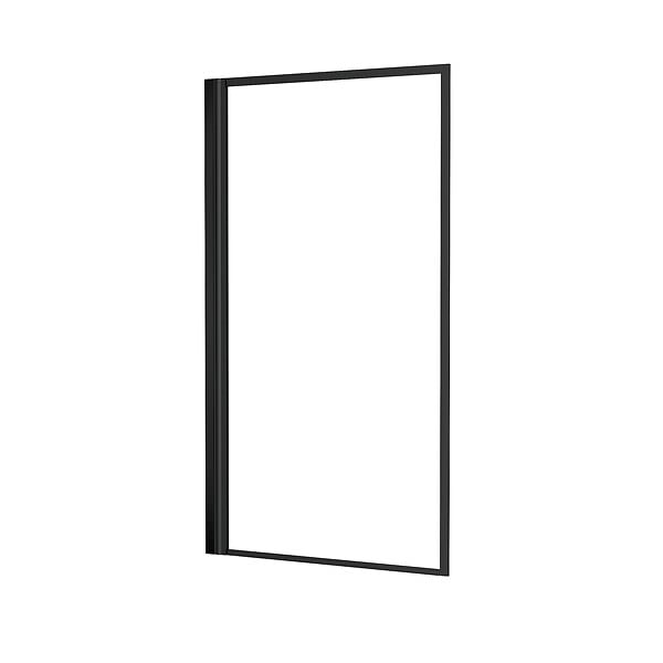 AURLANE - Pare baignoire rabattable 80x140cm - Finition Noir Mat - DARK CONTOURING SCREEN - large