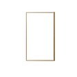 AURLANE - Pare baignoire Rabattable 80x140 cm - Cadre Aluminium Décor Bois - Verre Trempé Ondulé 4 mm - vignette
