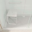 AURLANE - Cabine de douche blanche sécurisée et accessible à tous 160x85x220cm - Mitigeur Thermostatique - vignette