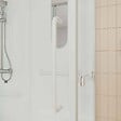 AURLANE - Cabine de douche blanche sécurisée et accessible à tous 160x85x220cm - Mitigeur Thermostatique - vignette