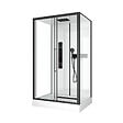 AURLANE - Cabine de douche RECTANGLE - 90x115x217 cm - FACTORY 2 RECTANGLE - vignette