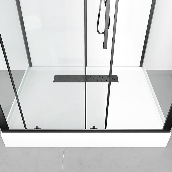 AURLANE - Cabine de douche RECTANGLE - 90x115x217 cm - FACTORY 2 RECTANGLE - large