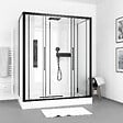 AURLANE - Cabine de douche RECTANGLE 160x85x217cm - FACTORY 2 XXL - vignette