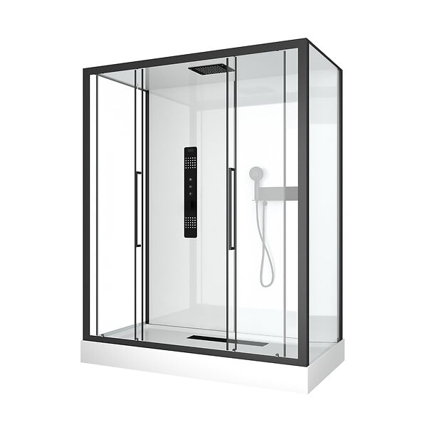 AURLANE - Cabine de douche RECTANGLE 160x85x217cm - FACTORY 2 XXL - large