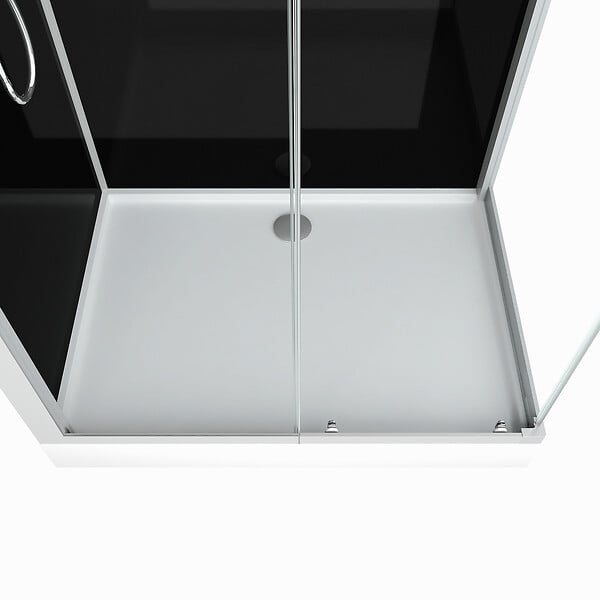 AURLANE - cabine de douche SHADOW CORNER RECTANGLE - 110x80x230cm - large