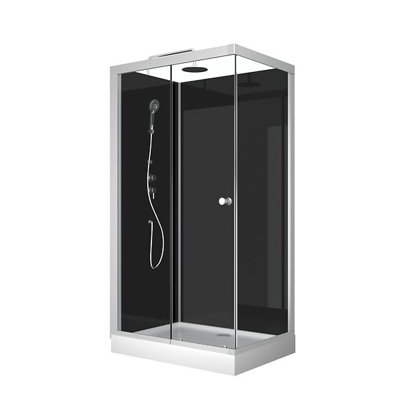 AURLANE - cabine de douche SHADOW CORNER RECTANGLE - 110x80x230cm - large