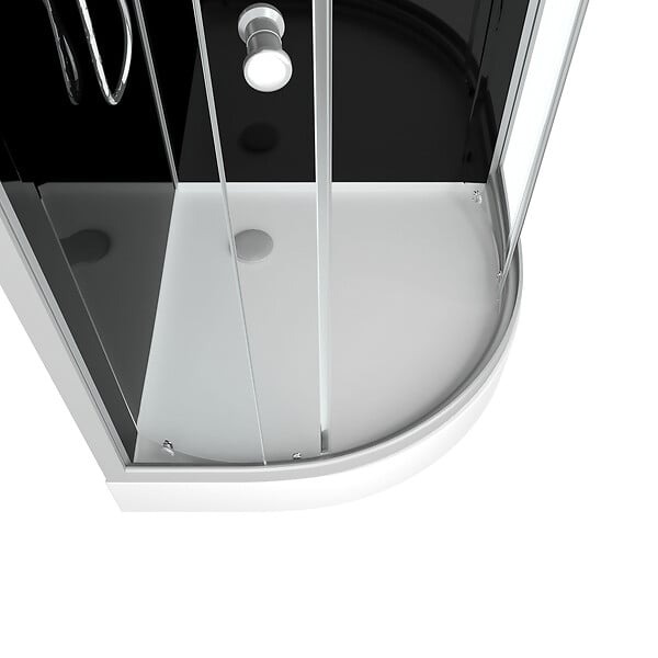AURLANE - cabine de douche ROUND SHADOW CORNER 90x90x230cm - large