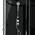 AURLANE - cabine de douche ROUND SHADOW CORNER 90x90x230cm - vignette