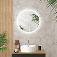AURLANE - Miroir salle de bain rond avec eclairage LED - Diamètre 60cm - GO LED - vignette
