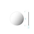 AURLANE - Miroir salle de bain rond avec eclairage LED - Diamètre 60cm - GO LED - vignette