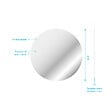 AURLANE - Miroir salle de bain ROND - Diamètre 70cm - GO - vignette