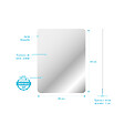 AURLANE - Miroir salle de bain - 60x80cm - GO - vignette