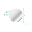 AURLANE - Miroir salle de bain ROND - Diamètre 60cm - GO - vignette