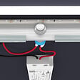 AURLANE - Miroir salle de bain ROND avec éclairage LED et contour noir - Diam 50cm - vignette