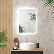 AURLANE - Miroir salle de bain avec eclairage LED - 50x70cm - GO LED - vignette