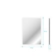 AURLANE - Miroir salle de bain avec eclairage LED - 50x70cm - GO LED - vignette
