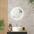 AURLANE - Miroir salle de bain rond avec eclairage LED - Diamètre 50cm - GO LED - vignette