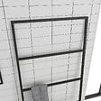 GALEDO - Porte serviettes en métal Noir Mat 60x176cm - Type Atelier - FACTO DARK 2 - vignette