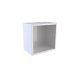 AURLANE - Etagère murale 30x30x20cm carrée blanche de rangement 1 emplacement - PERSONALYZ CUBE - vignette