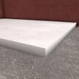AURLANE - Receveur de douche Blanc Effet Pierre 80x120 cm et Grille décor Perforée en Inox - vignette