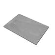 AURLANE - Receveur de douche Gris Effet Pierre 80x120 cm et Grille décor Perforée en Inox - vignette