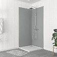 AURLANE - Pack 2 Panneaux muraux Silver 90x210cm avec Profilés Chrome - WALL'IT - vignette
