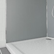 AURLANE - Pack 2 Panneaux muraux Silver 90x210cm avec Profilés Chrome - WALL'IT - vignette