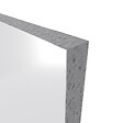 AURLANE - LOT de 2 Panneaux Muraux Aluminium BLANC 90+120x210 cm avec Profilés NOIR MAT - WALL'IT - vignette