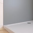 AURLANE - Panneau Mural Finition Aluminium Gris Clair Silver 120 x 210 cm - WALL'IT SILVER - vignette