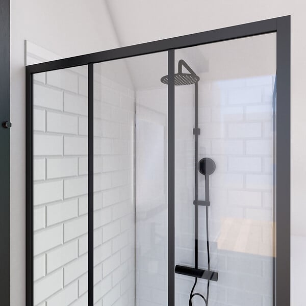 AURLANE - Paroi retour pour porte de douche - 80x200 cm - CRUSHX RETOUR 80CM - large