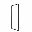 AURLANE - Paroi Retour porte de douche Noir 90x185cm - BLACK SLIDE - vignette