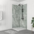AURLANE - Pack de 2 Panneaux Muraux Pierre Artic Green 90+90x210 cm avec Profilés ANODISE BRILLANT - STONE'IT - vignette