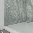 AURLANE - Pack de 2 Panneaux Muraux Pierre Artic Green 90+90x210 cm avec Profilés ANODISE BRILLANT - STONE'IT - vignette