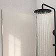 AURLANE - Pack 3 Panneaux Muraux Aluminium Ivoire 90+120+90x210 cm avec Profilés Chrome - WALL'IT - vignette