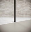 AURLANE - Retour pour Porte de Douche 80x195cm Verre Trempe 8mm Anticalcaire - Alu Noir - DARK ELEMENTARY - vignette
