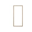AURLANE - Paroi de retour 80x200cm - Profilés Aluminium effet Bois - Verre Trempé 6mm - WOOD CRUSH - vignette